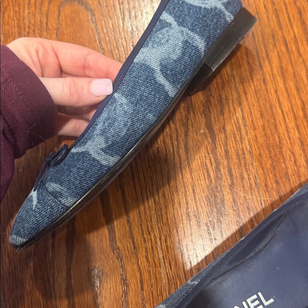 Chanel denim CC ballet flats - Picture 11 of 12